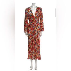 RIXO Mel Multicolor Maxi Dress